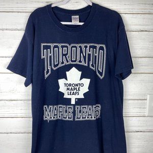 Vintage Navy Blue 1998 NHL Toronto Maple Leafs Tee